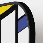 Raquette De Pickleball Couleurs Abstraites (Détail gauche)