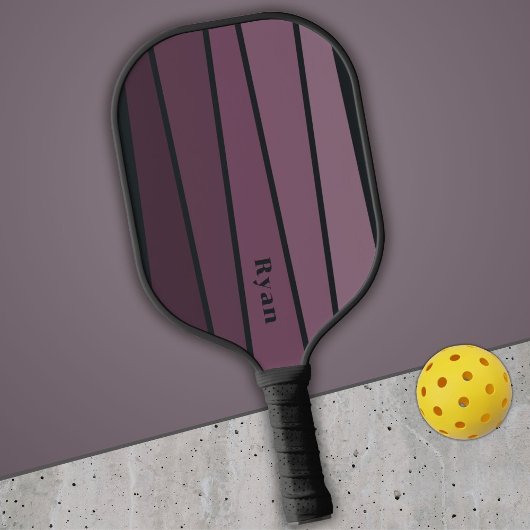 Raquette De Pickleball Couleurs d'aubergines foncées rétro