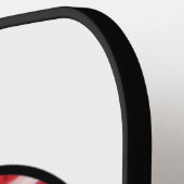 Raquette De Pickleball Couleurs du drapeau des panneaux de paix (Détail gauche)