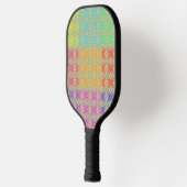 Raquette De Pickleball Couleurs Du Motif Diamant Alternative Rainbow (Gauche)