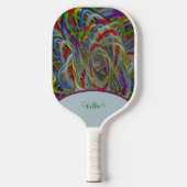 Raquette De Pickleball Couleurs égarées (Recto)