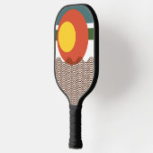 Raquette De Pickleball Coup de soleil Abstrait (Gauche)