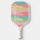 Raquette De Pickleball Courbes d'art danoises de la ligne Pastels - Énorm (Verso)
