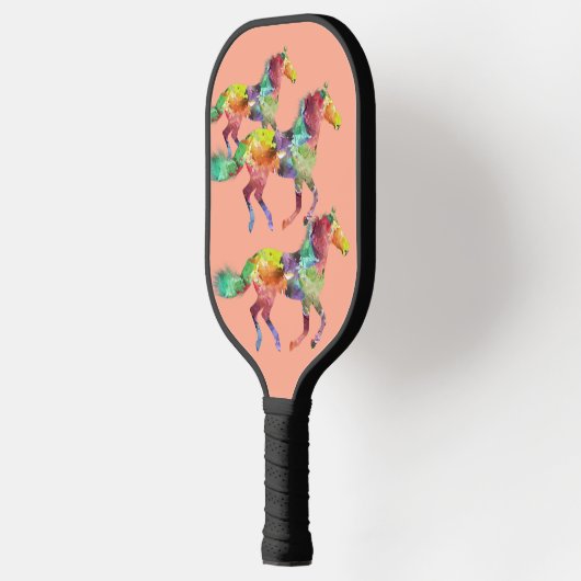 Raquette De Pickleball Course Arc-en-ciel Cheval Pickle Ball Paddle (Gauche)