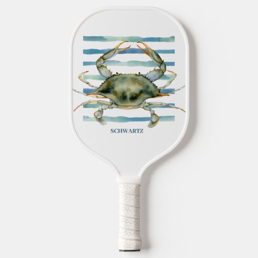 Raquette De Pickleball Crabe aquarelle, Pickleball Paddle (Recto)