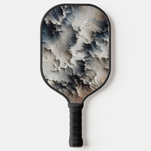 Raquette De Pickleball Crackle rustique Abstrait (Recto)