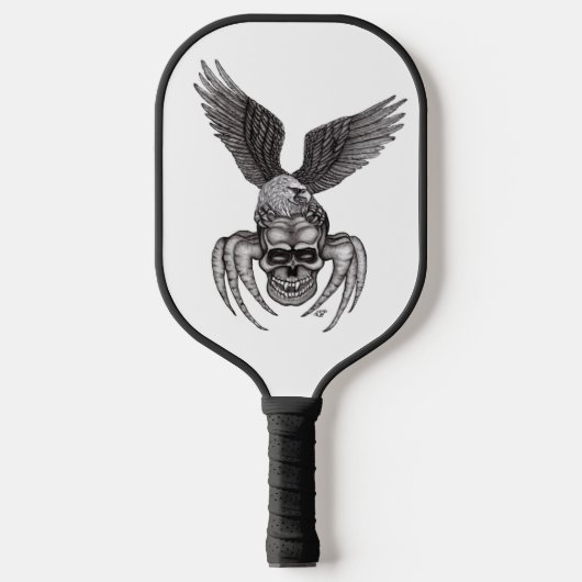 Raquette De Pickleball Crâne à aigle (Recto)