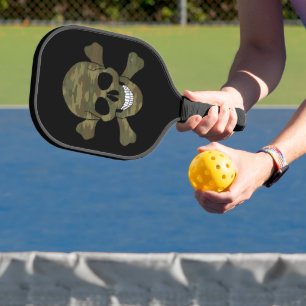 Raquette De Pickleball Crâne Camouflant Et Tronçons