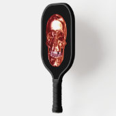 Raquette De Pickleball Crâne rouge Chrome (Gauche)