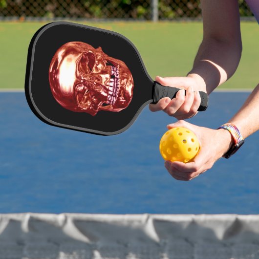 Raquette De Pickleball Crâne rouge Chrome (Insitu)