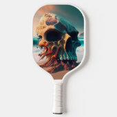 Raquette De Pickleball Crâne sur la plage (Verso)
