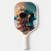 Raquette De Pickleball Crâne sur la plage (Recto)