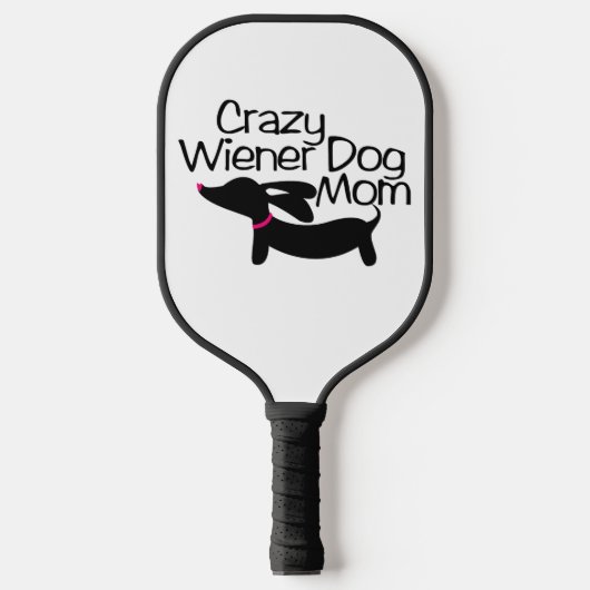 Raquette De Pickleball Crazy Wiener Chien Maman Pickleball Paddle (Recto)