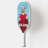 Raquette De Pickleball Create Your Own 2 Photo with Name (Gauche)