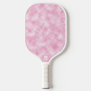 Raquette De Pickleball Created Pink Nuds Abstrait Art Motif