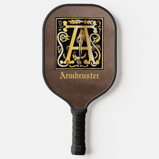 Raquette De Pickleball Créatures mythiques du XVIe siècle Capitale décora (Verso)