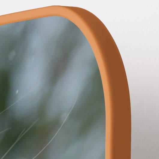 Raquette De Pickleball Créer un texte photo personnalisé monogramme (Détail gauche)