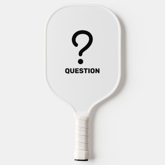 Raquette De Pickleball Créer votre propre commentaire de question de conc (Verso)