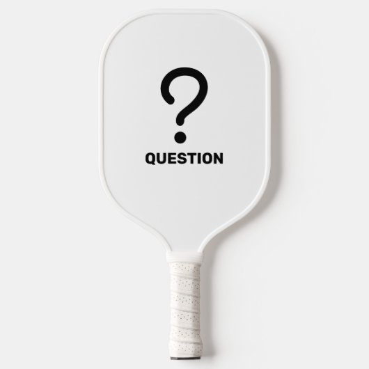 Raquette De Pickleball Créer votre propre commentaire de question de conc (Recto)