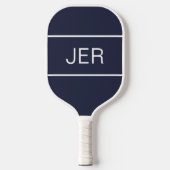 Raquette De Pickleball Créez vos propres Initiales Monogrammes Modernes B (Recto)
