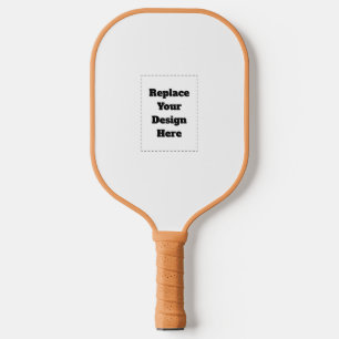 Raquette De Pickleball Créez Votre Propre blanc