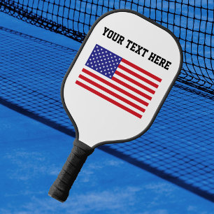 Raquette De Pickleball Créez votre propre drapeau américain