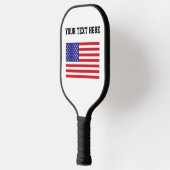 Raquette De Pickleball Créez votre propre drapeau américain (Gauche)