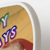 Raquette De Pickleball Créez votre propre fête de Noël heureuse (Détail gauche)