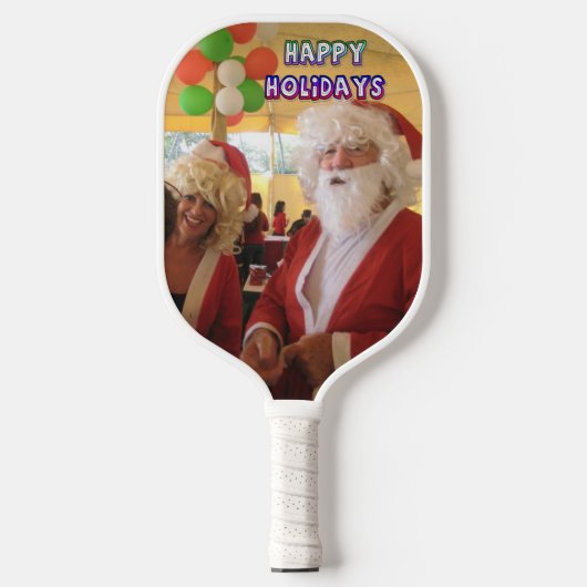 Raquette De Pickleball Créez votre propre fête de Noël heureuse (Recto)
