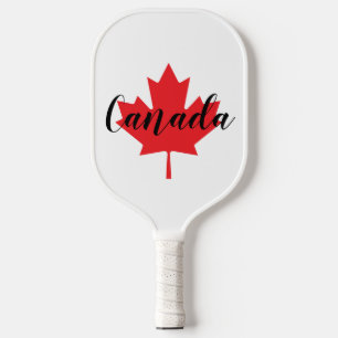 Raquette De Pickleball Créez votre propre feuille d'érable rouge du Canad