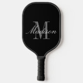 Raquette De Pickleball Créez votre propre nom initial de monogramme (Verso)