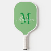 Raquette De Pickleball Créez votre propre nom initial de monogramme (Verso)
