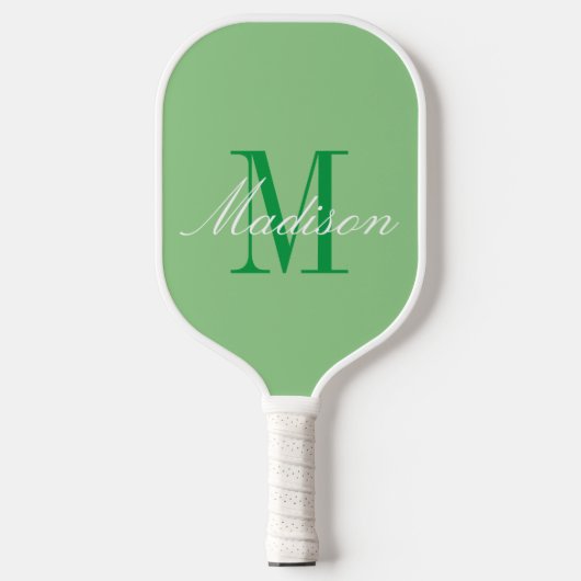 Raquette De Pickleball Créez votre propre nom initial de monogramme (Recto)