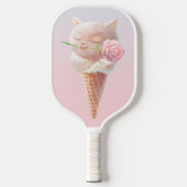 Raquette De Pickleball Crème de glace Kitty - Rosy & Dreamy (Recto)