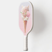 Raquette De Pickleball Crème de glace Kitty - Rosy & Dreamy (Gauche)