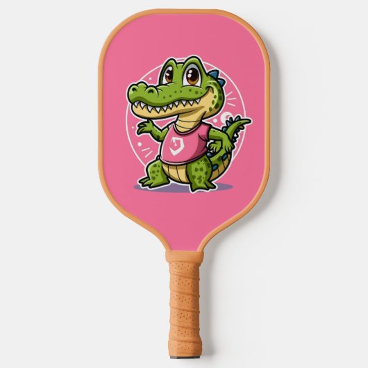 Raquette De Pickleball crocodile (Recto)