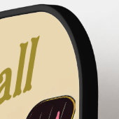 Raquette De Pickleball Crocodile Rose Boire Pickleball Paddle (Détail gauche)