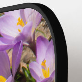 Raquette De Pickleball Crocus de printemps mignons (Détail gauche)