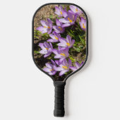 Raquette De Pickleball Crocus de printemps mignons (Verso)
