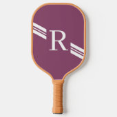 Raquette De Pickleball Croire Monogramme Initial (Verso)