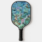 Raquette De Pickleball Cubes 3D de données (Verso)