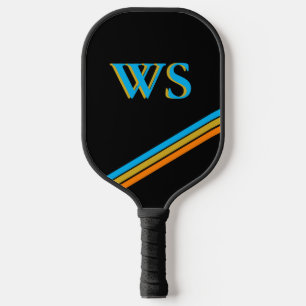 Raquette De Pickleball Cuir noir personnalisé
