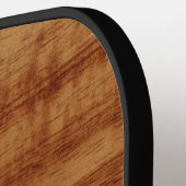 Raquette De Pickleball Curly Koa Acacia Grain (Détail gauche)