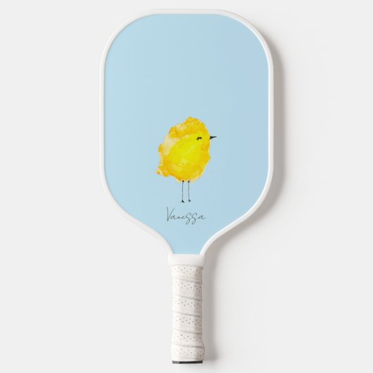 Raquette De Pickleball Custom Chick Chicken yellow stylish chic sweet (Recto)