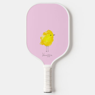 Raquette De Pickleball Custom Chick Chicken yellow stylish chic sweet