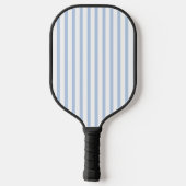 Raquette De Pickleball Custom Light Blue Stripe with Initials (Verso)
