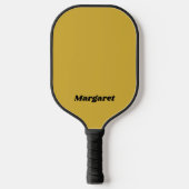 Raquette De Pickleball Custom Metallic Gold Pickleball Paddle with Name (Recto)