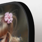 Raquette De Pickleball Custom Photo Monogrammed (Détail gauche)