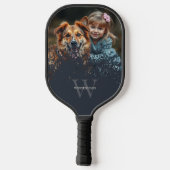 Raquette De Pickleball Custom Photo Monogrammed (Verso)