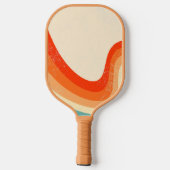 Raquette De Pickleball Custom Retro Rainbow Stripes (Verso)